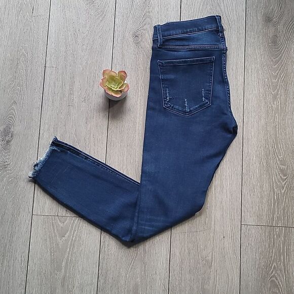 Express Stretch Plus Denim Perfect ankle legging, 4R - Picture 4 of 11